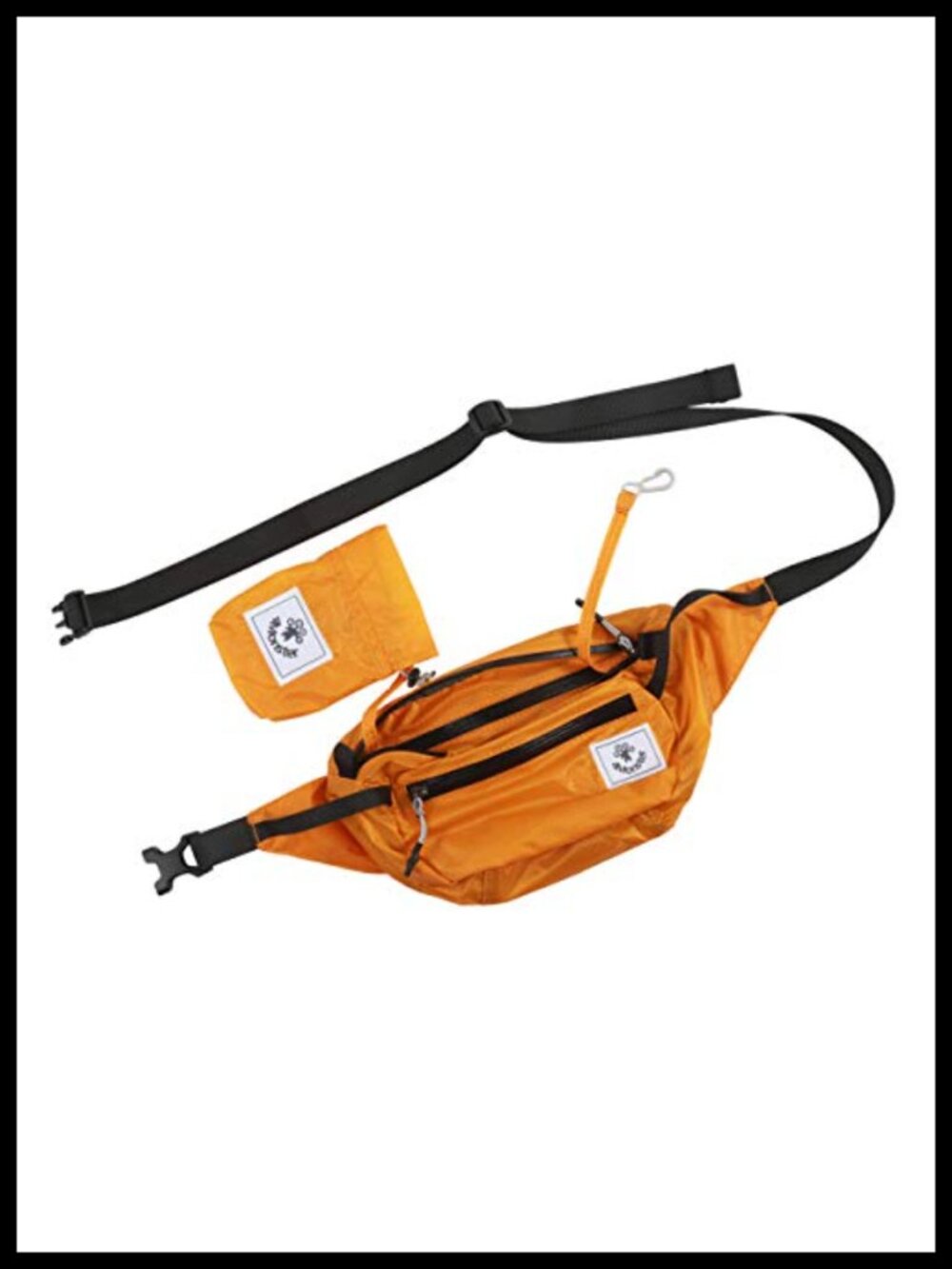 4Monster Water Resistant Nylon Waist Pack Adjustable Strap Lightweight Hiking